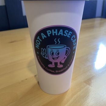 Not A Phase Cafe - Medium coffee - Breakfast & Brunch Near Me - Newington, Connecticut