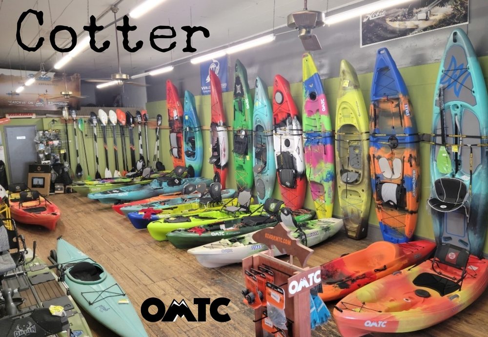 OZARK MOUNTAIN TRADING Updated October 2024 124 McLean Ave, Cotter, Arkansas Rafting