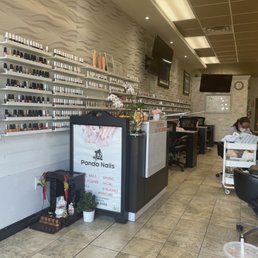 Inside the salon