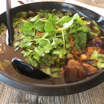 Ding's Garden - Braised beef noodle soup is so delicious!! - Taiwanese Near Me - Arcadia, California