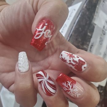 Nina Nails - Christmas nails done by Amy - Nail Salons Near Me - Las Vegas, Nevada Nina Nails - Christmas nails done by Amy - Nail Salons Near Me - Las Vegas, Nevada