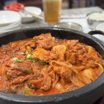 Mi Rak Korean BBQ - Aged kimchi pork belly stew - Korean Near Me - Fullerton, California