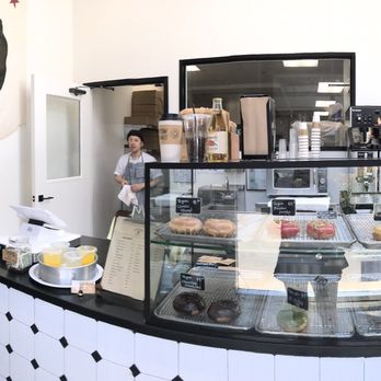 Good Town Doughnuts - Inside pano. iPhone view - Donuts Near Me - Costa Mesa, California