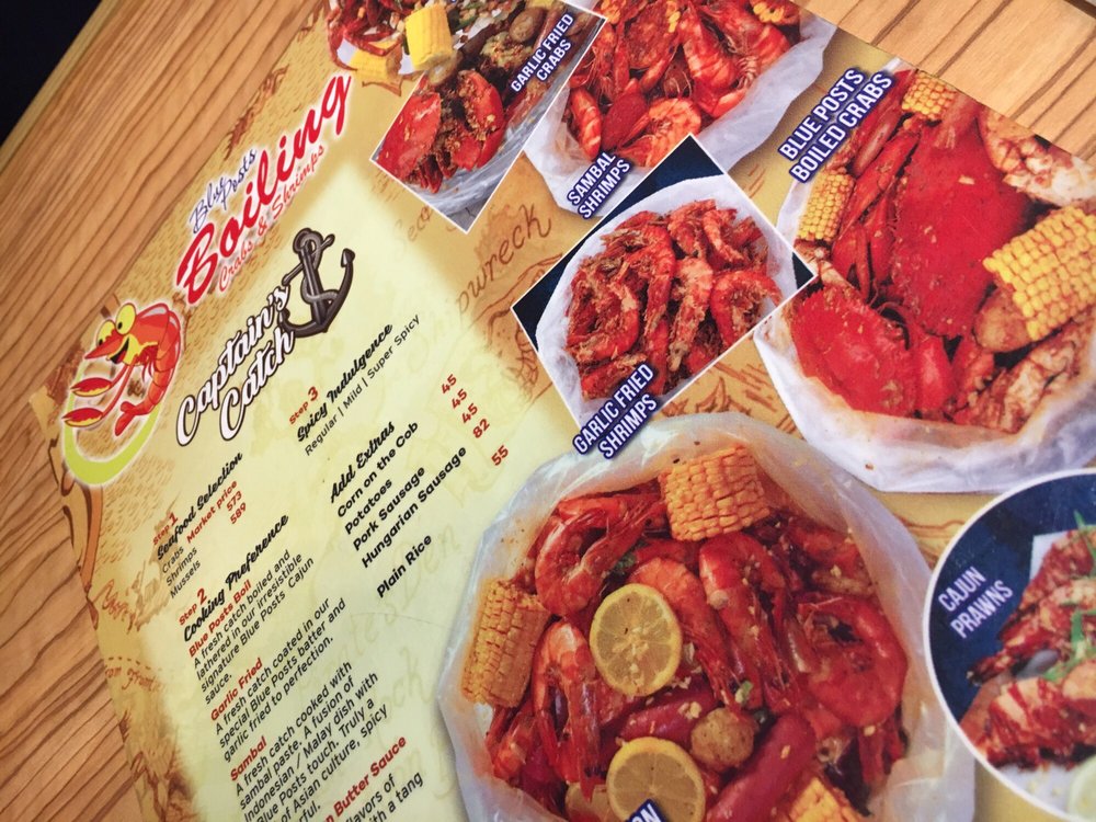 BLUE POSTS BOILING CRABS & SHRIMPS Updated May 2024 O Square