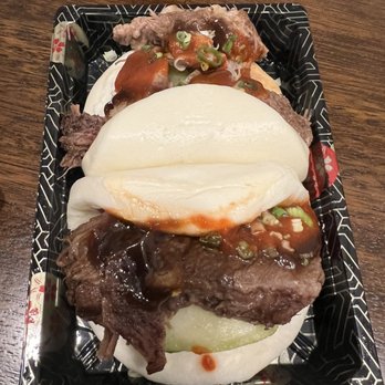 Sushi Rock - Short Rib Steamed Buns - Sushi Bars Near Me - Arlington, Virginia Sushi Rock - Short Rib Steamed Buns - Sushi Bars Near Me - Arlington, Virginia