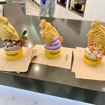 Somisomi - Cookies & cream, Ube, & strawberry - Ice Cream & Frozen Yogurt Near Me - Tukwila, Washington Somisomi - Cookies & cream, Ube, & strawberry - Ice Cream & Frozen Yogurt Near Me - Tukwila, Washington