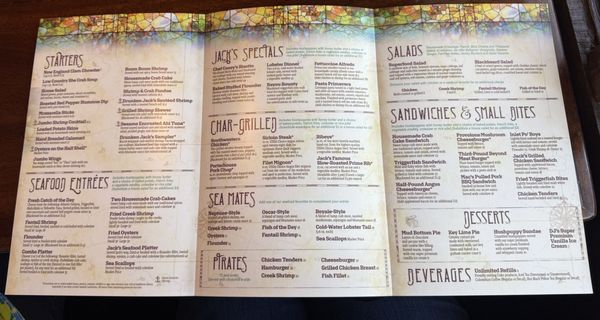 Menu photo 1 Drunken Jack's Restaurant & Lounge Murrells Inlet, SC Menu photo 1 Drunken Jack's Restaurant & Lounge Murrells Inlet, SC