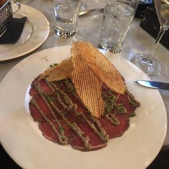 TRIO Grill - Beef Carpaccio - Seafood Near Me - Falls Church, Virginia TRIO Grill - Beef Carpaccio - Seafood Near Me - Falls Church, Virginia