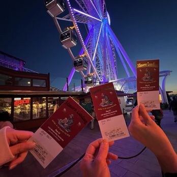The Seattle Great Wheel - Amusement Parks Near Me - Seattle, Washington
