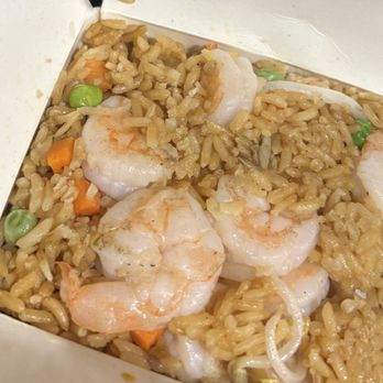 Fatima's Halal Kitchen - Shrimp fried rice, so much shrimp! - Chinese Near Me - Jamaica NY, New York