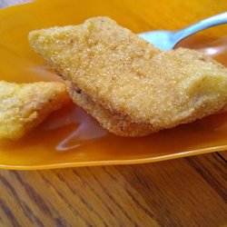 Arby's - Full view of my 3-ct hushpuppy breaded fish strips