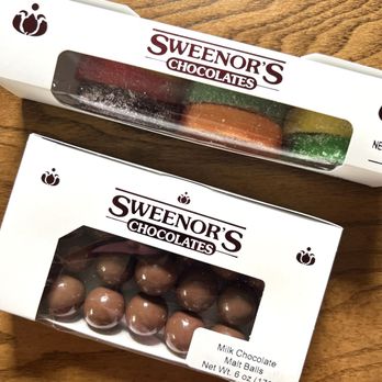 Sweenor's Chocolates - Milk chocolate malt balls & candied fruit slices - Candy Stores Near Me - Cranston, Rhode Island