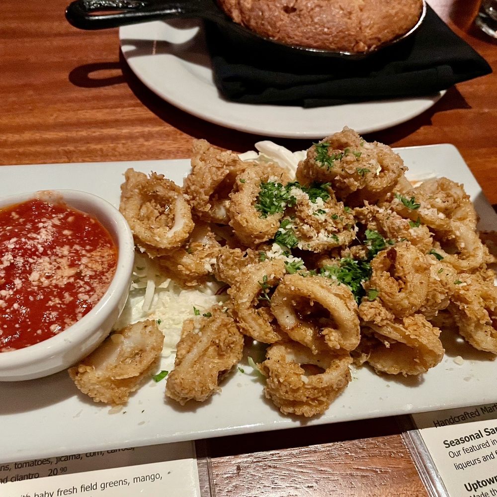 Copper Canyon Grill- Silver Spring - Calamari starter $16 - crispy deep fried just so, piping hot out of the kitchen, delicious - American Near Me - Silver Spring, Maryland