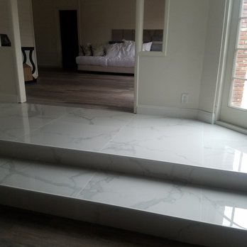 Unique Home Remodeling - Main Foyer, new steps poured and Italian tile work. - General Contractors Near Me - Manhattan Beach, California
