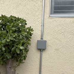 Fiore Electrical - Wire to bbq and top notch pipe bending and quality to exterior.