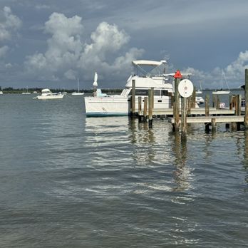Bridge Tender Inn - View from our table - Seafood Near Me - Bradenton Beach, Florida