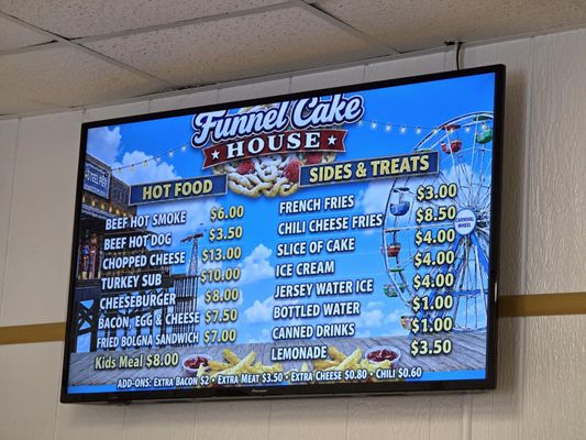 Menu photo 1 The Funnel Cake House Roanoke, VA Menu photo 1 The Funnel Cake House Roanoke, VA