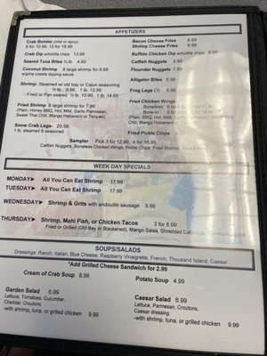 Menu photo 6 Story’s Seafood Hertford, NC Menu photo 6 Story’s Seafood Hertford, NC