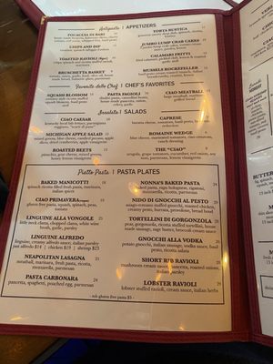 Menu photo 1 Ciao Ristorante Louisville, KY