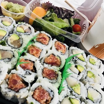 Genki Ya - Lunch special three rolls - Sushi Bars Near Me - Brookline, Massachusetts