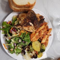 Italian Athletic Clubs of America-Rentals - Thursday Lunch Menu Their lunch special for today was: "Italian style baked chicken, pasta, vegetable, green salad, french bread & coffee"