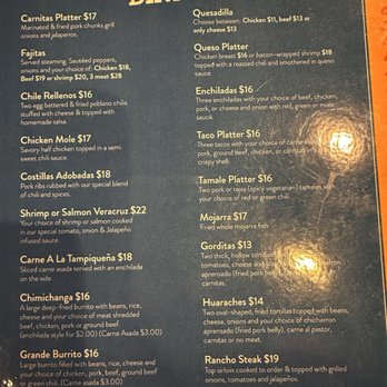 El Comedor Cardenas - Menu August 2024 - Mexican Near Me - Williams, Arizona