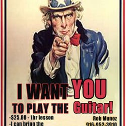 Contact us now if you are interested in learning to play the guitar!
