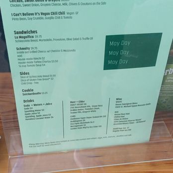 Rusty Ladle - Menu when we went ... Saturday, May 3, 2025 - Soup Near Me - San Francisco, California Rusty Ladle - Menu when we went ... Saturday, May 3, 2025 - Soup Near Me - San Francisco, California