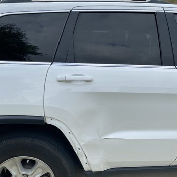 DFW Bumper Solutions - Before - Mobile Dent Repair Near Me