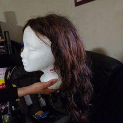 Salon Clique - This is the before photo of my sister inlaws wig.