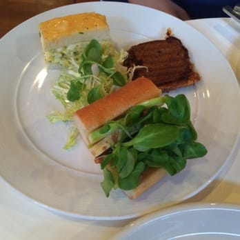 Kafe Leopold - Sandwich trip. Top to bottom - egg salad, gruyere, apple walnut - Austrian Near Me - Washington, DC, District of Columbia