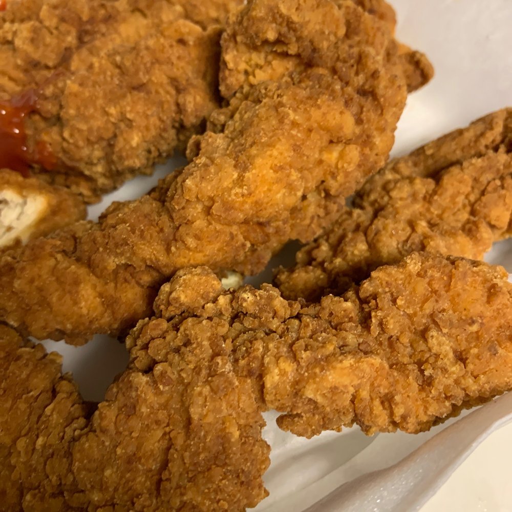 New York Fried Chicken - It may look appetizing but they're actually overcooked and burnt - Chicken Wings Near Me - Kentwood, Michigan