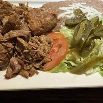 Los Amigos Mexican Restaurant - Carnitas plate - Mexican Near Me - Ann Arbor, Michigan