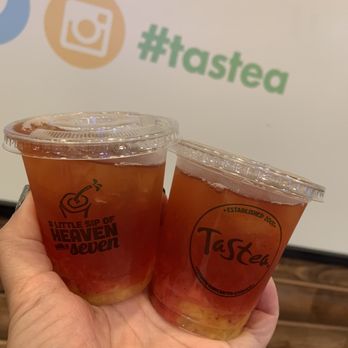 Tastea - Mee & my hubby got out free samples of my Fav refreshing drink. Peach Me Sweetea but with Stevia 1.02.23 - Bubble Tea Near Me - Costa Mesa, California Tastea - Mee & my hubby got out free samples of my Fav refreshing drink. Peach Me Sweetea but with Stevia 1.02.23 - Bubble Tea Near Me - Costa Mesa, California