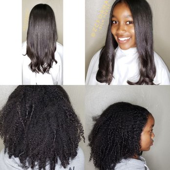 Detox Cleanse Silk Press Cut And Style On Highly Textured