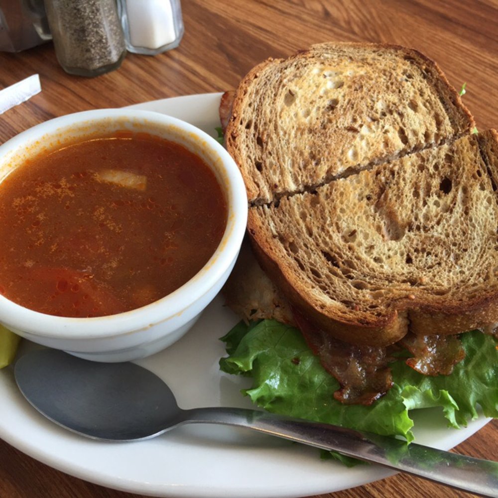Lollypops - Turkey, bacon, avocado on rye with a cup of vegetable barley soup - Ice Cream & Frozen Yogurt Near Me - Saratoga, Wyoming Lollypops - Turkey, bacon, avocado on rye with a cup of vegetable barley soup - Ice Cream & Frozen Yogurt Near Me - Saratoga, Wyoming