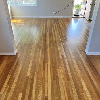 Mr Sandless Floor Refinishing - Hiding under carpet for many years was this beauty. The Sandless process brought it back to life and it looks amazing! - Flooring Near Me Mr Sandless Floor Refinishing - Hiding under carpet for many years was this beauty. The Sandless process brought it back to life and it looks amazing! - Flooring Near Me