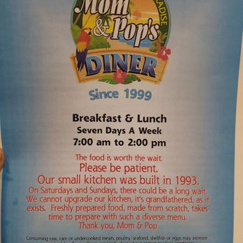 Mom & Pop's Nook - Menu - Diners Near Me - Carson City, Nevada Mom & Pop's Nook - Menu - Diners Near Me - Carson City, Nevada