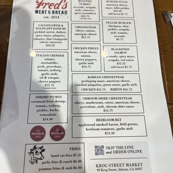 Fred's Meat & Bread - Burgers Near Me - Atlanta, Georgia Fred's Meat & Bread - Burgers Near Me - Atlanta, Georgia