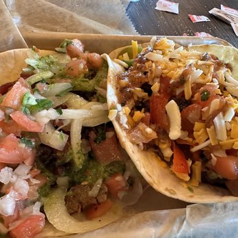 Torchy's Tacos - Vagabond on the left, and beef fajita taco - Tacos Near Me - Winter Garden, Florida