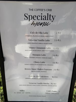 Menu photo 1 The Coffee's Crib Woodland Hills, CA Menu photo 1 The Coffee's Crib Woodland Hills, CA