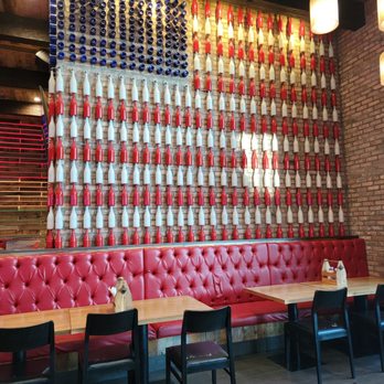 American Tap House - Inside bottle wall - Beer Bar Near Me - Myrtle Beach, South Carolina
