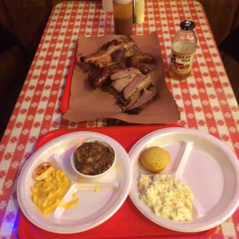 Black's Barbecue Lockhart - Ready to dig in! - Barbeque Near Me - Lockhart, Texas