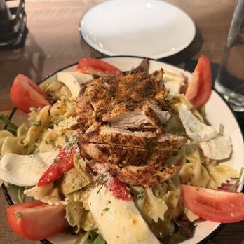 Thirsty Turtle Tavern - Bow tie Pesto Salad w blackened chicken - American Near Me - Fullerton, Pennsylvania Thirsty Turtle Tavern - Bow tie Pesto Salad w blackened chicken - American Near Me - Fullerton, Pennsylvania