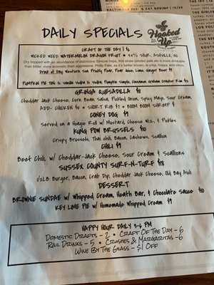 Menu photo 7 Hooked Up Ale House & Raw Bar Millville, DE Menu photo 7 Hooked Up Ale House & Raw Bar Millville, DE