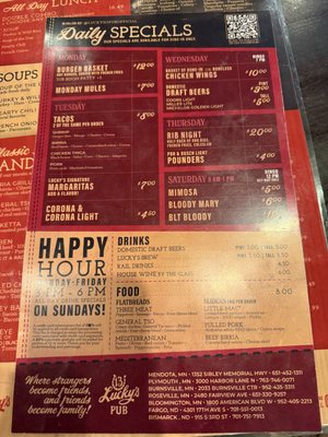 Menu photo 3 Lucky's 13 Pub Plymouth, MN Menu photo 3 Lucky's 13 Pub Plymouth, MN