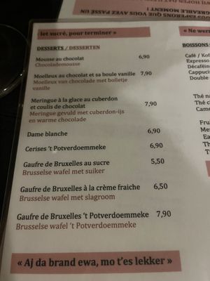 Menu photo 1 't Potverdoemmeke Schaerbeek, BRU