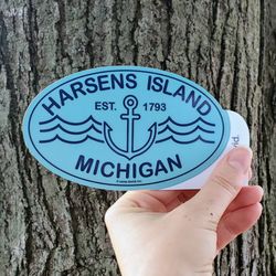 The Waterfront Shoppe - Harsens Island Nautical Decal