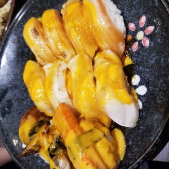 Monkey Sushi - Torched nigiri (drenched in sauce) - Sushi Bars Near Me - Toronto, Ontario Monkey Sushi - Torched nigiri (drenched in sauce) - Sushi Bars Near Me - Toronto, Ontario