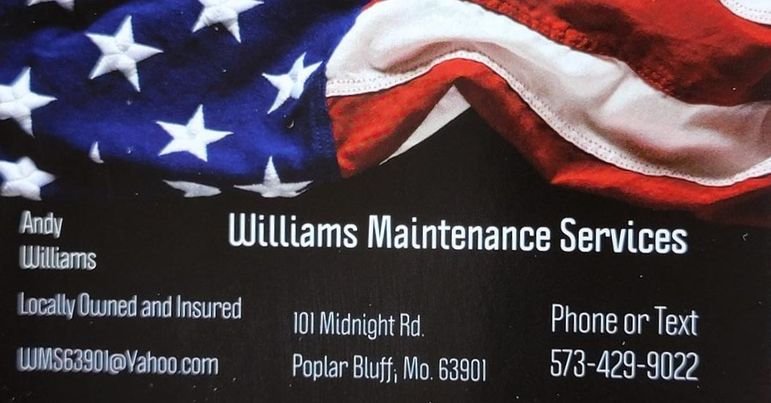 Slide of Williams Maintenance Services